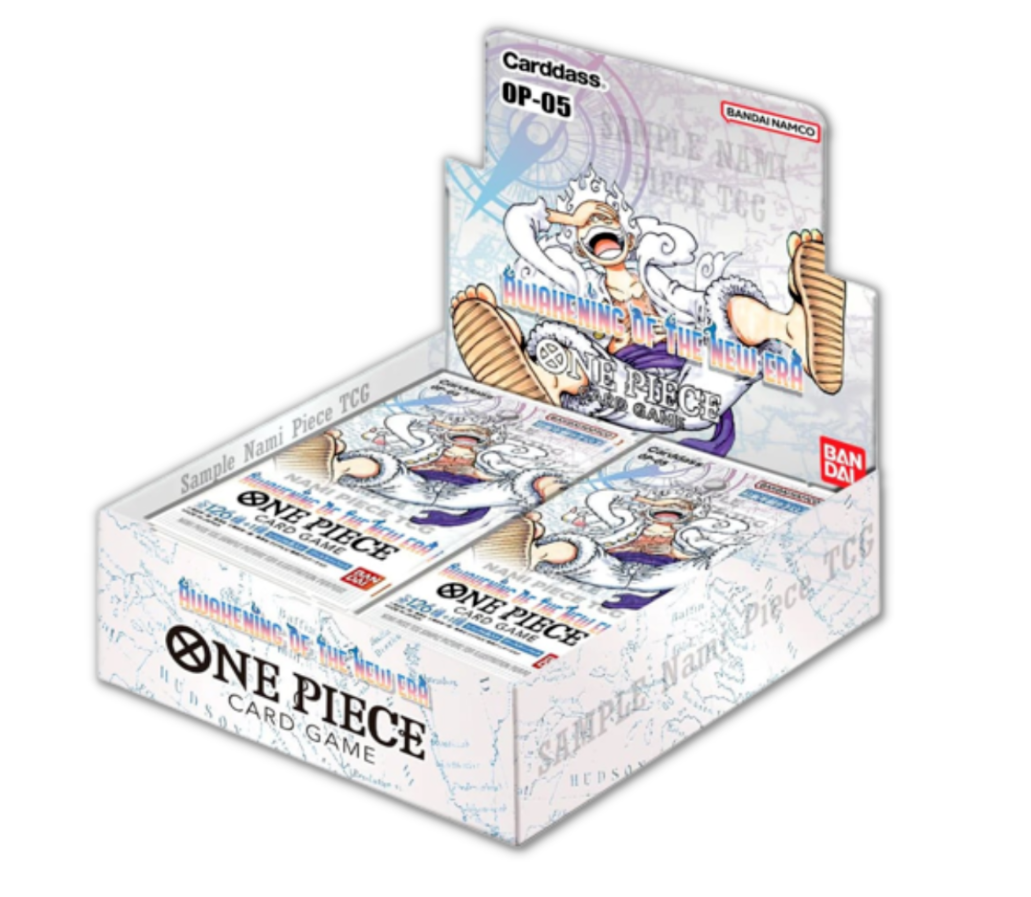 One Piece Card Game Awakening of the New Era (OP-05) Booster Display