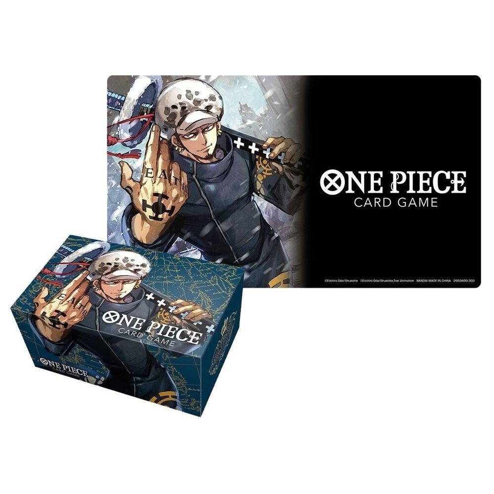 Order: One Piece Card Game Playmat and Storage Box Set Trafalgar Law