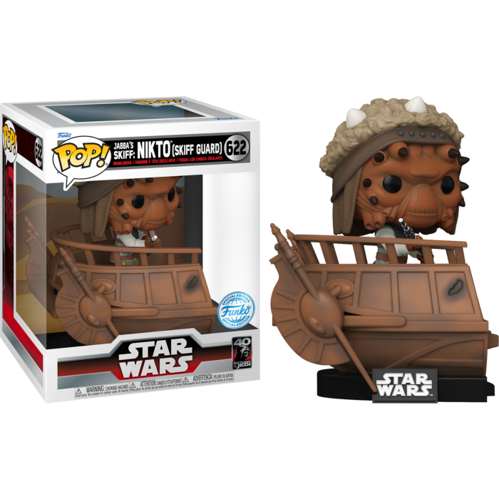 Pre-Order: Star Wars Episode VI: Return of the Jedi - Nikto (Skiff Guard) Jabba&#39;s Skiff 40th Anniversary Build-A-Scene Deluxe Pop! Vinyl Figure