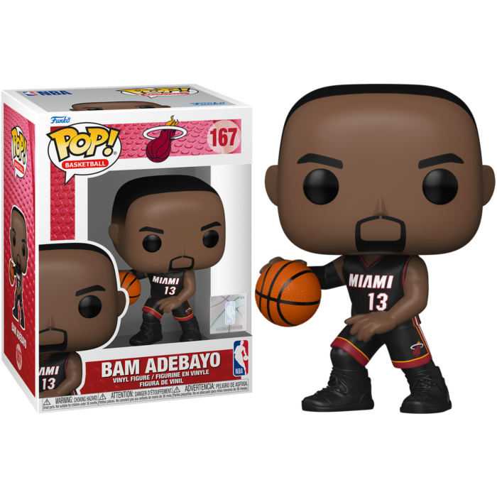 NBA Basketball - Bam Adebayo Miami Heat Pop! Vinyl Figure