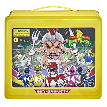 Power Rangers Lightning Collection: Mighty Morphin Pudgy Pig Collectible Action Figure in Special Edition Lunchbox