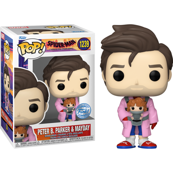 Spider-Man: Across the Spider-Verse - Peter B. Parker &amp; Mayday Pop! Vinyl Figure