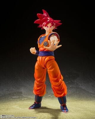 Pre-Order: S.H.FIGUARTS Dragon Ball Super - Super Saiyan God Son Goku -Saiyan God Of Virute Figure