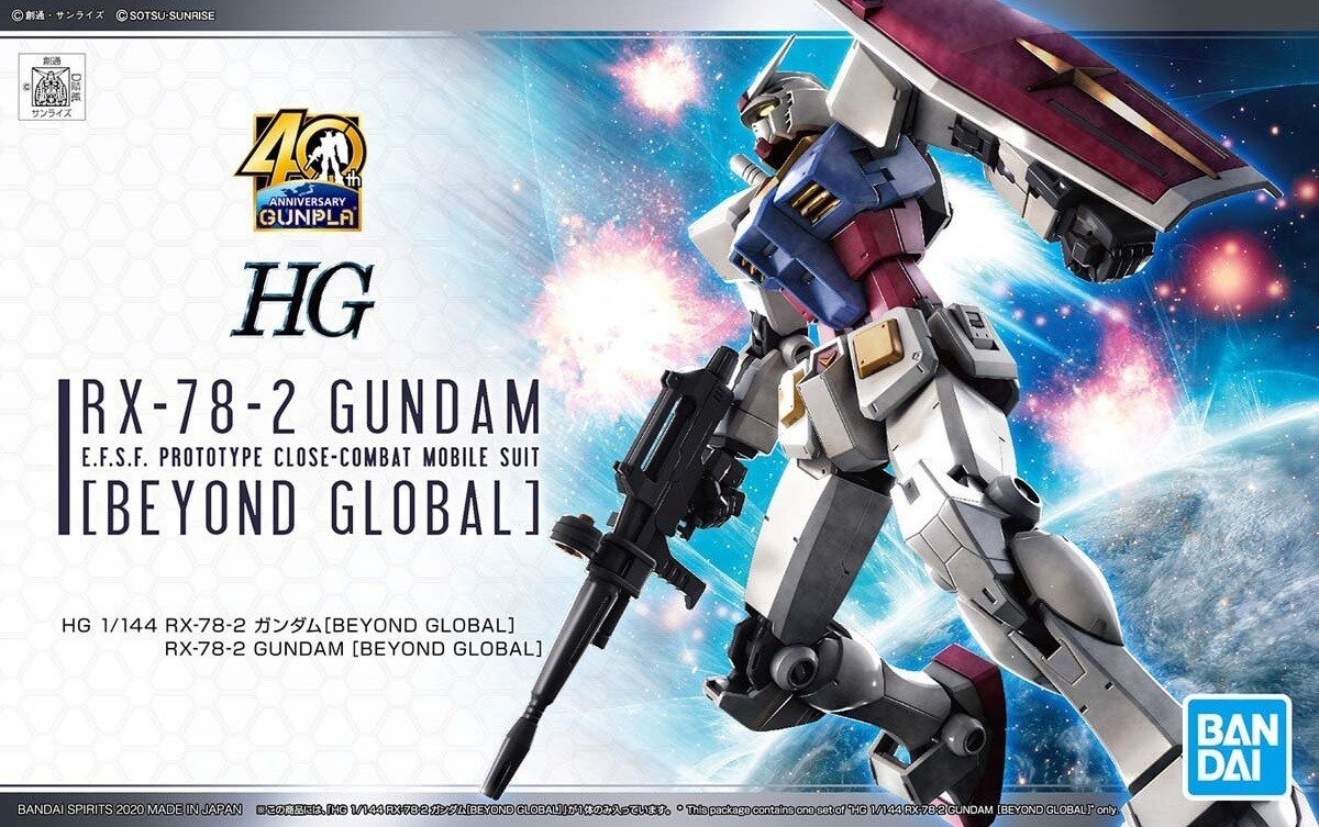 HG 1/144 RX782 GUNDAM [BEYOND GLOBAL] FIGURE