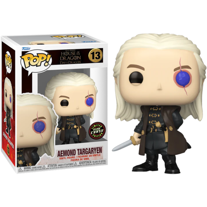 Game of Thrones: House of the Dragon - Aemond Targaryen Chase Pop! Vinyl Figure Bundle of 2