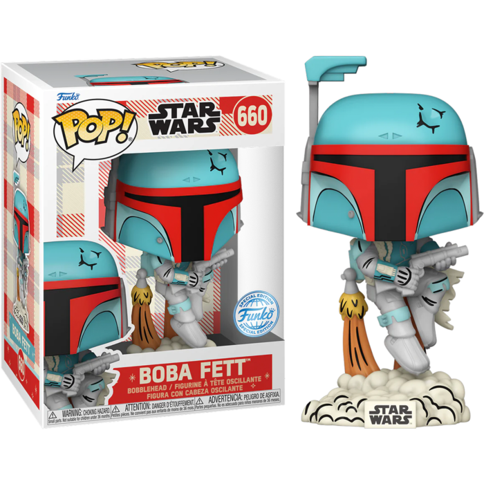 Star Wars - Retro Reimagined Boba Fett Disney 100th Pop! Vinyl Figure