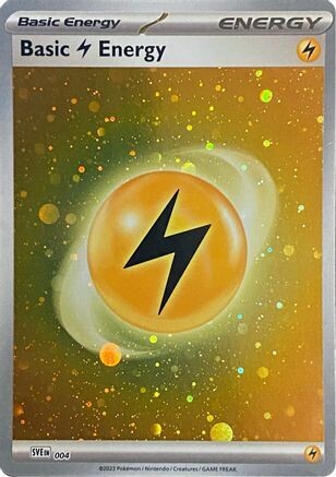 Pokemon Card- LIGHTNING ENERGY REVERSE HOLO SCARLET &amp; VIOLET 151