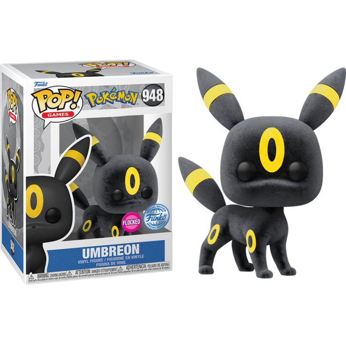 Pokemon - Umbreon Flocked Pop! Vinyl Figure