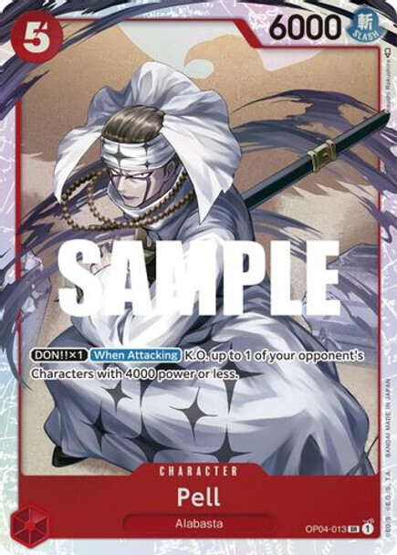 One Piece Card- OP04-013SR Pell (Foil)