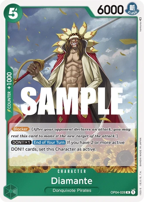 One Piece Card- OP04-028 - Diamante