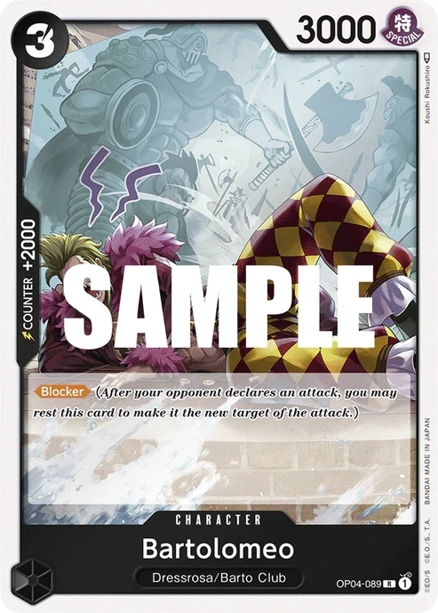 One Piece Card- OP04-089 - Bartolomeo