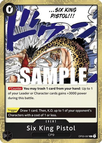 One Piece Card- OP03-097 Six King Pistol (Foil)
