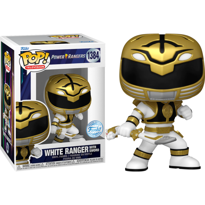 Adelaide Store Funko White Ranger Pop! Vinyl Figure