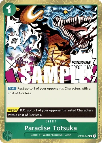 One Piece Card- OP02-047 - Paradise Totsuka - Rare