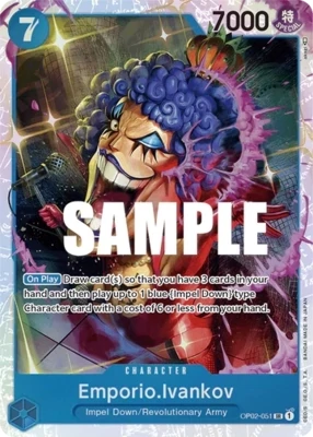 One Piece Card- OP02-051 - Emporio.Ivankov - Super Rare