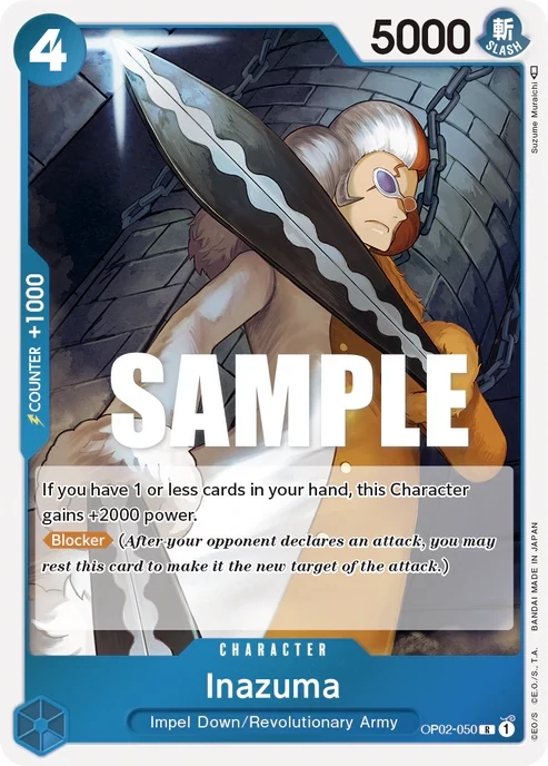One Piece Card- OP02-050 - Inazuma - Rare