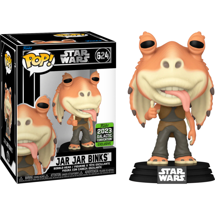 Star Wars - Jar Jar Binks Pop! Vinyl Figure (2023 Galactic Convention Exclusive) (Funko Exclusive)