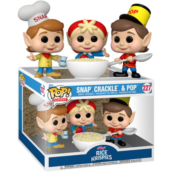 Kellogg&#39;s - Snap, Crackle, &amp; Pop Rice Krispies Pop! Moment Vinyl Figure