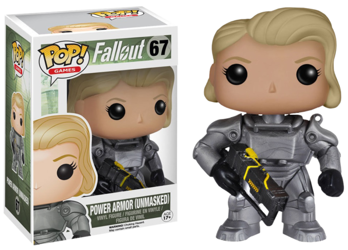 Fallout - Female Power Armor Unmasked Pop! Vinyl