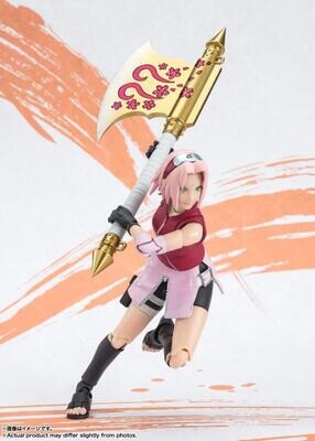 S.H.FIGUARTS Naruto: Sakura Haruno -Narutop99 Edition- view 2 - Mighty Toys Australia