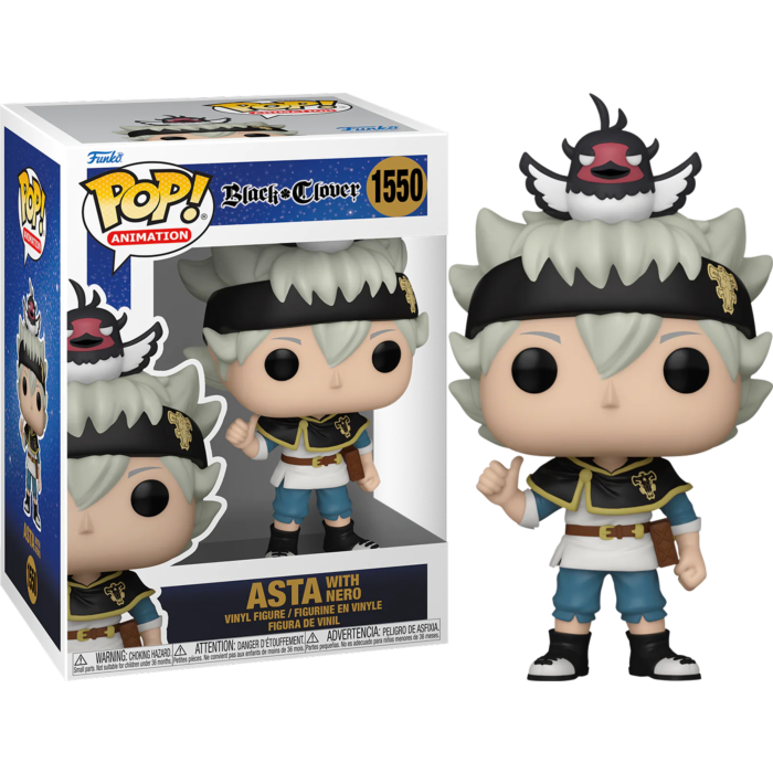 Black Clover - Asta with Nero Pop! Vinyl Figure
