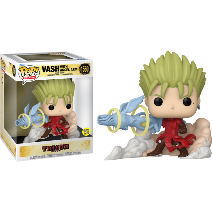 Trigun - Vash with Angel Arm Glow-in-the-Dark Pop! Deluxe Vinyl Figure