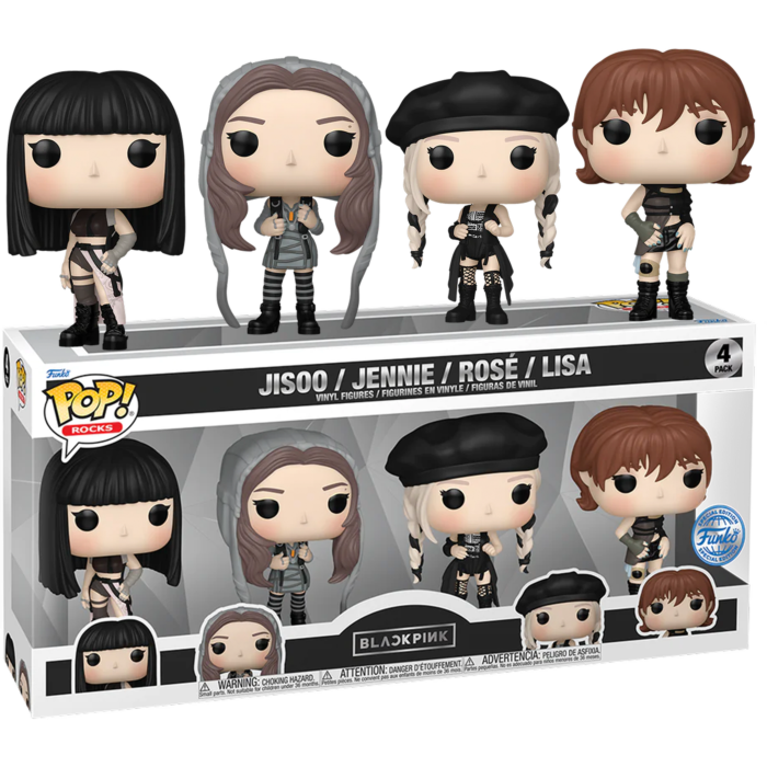 BLACKPINK - Jisoo, Jennie, Rose &amp; Lisa Pop! Vinyl Figure 4-Pack