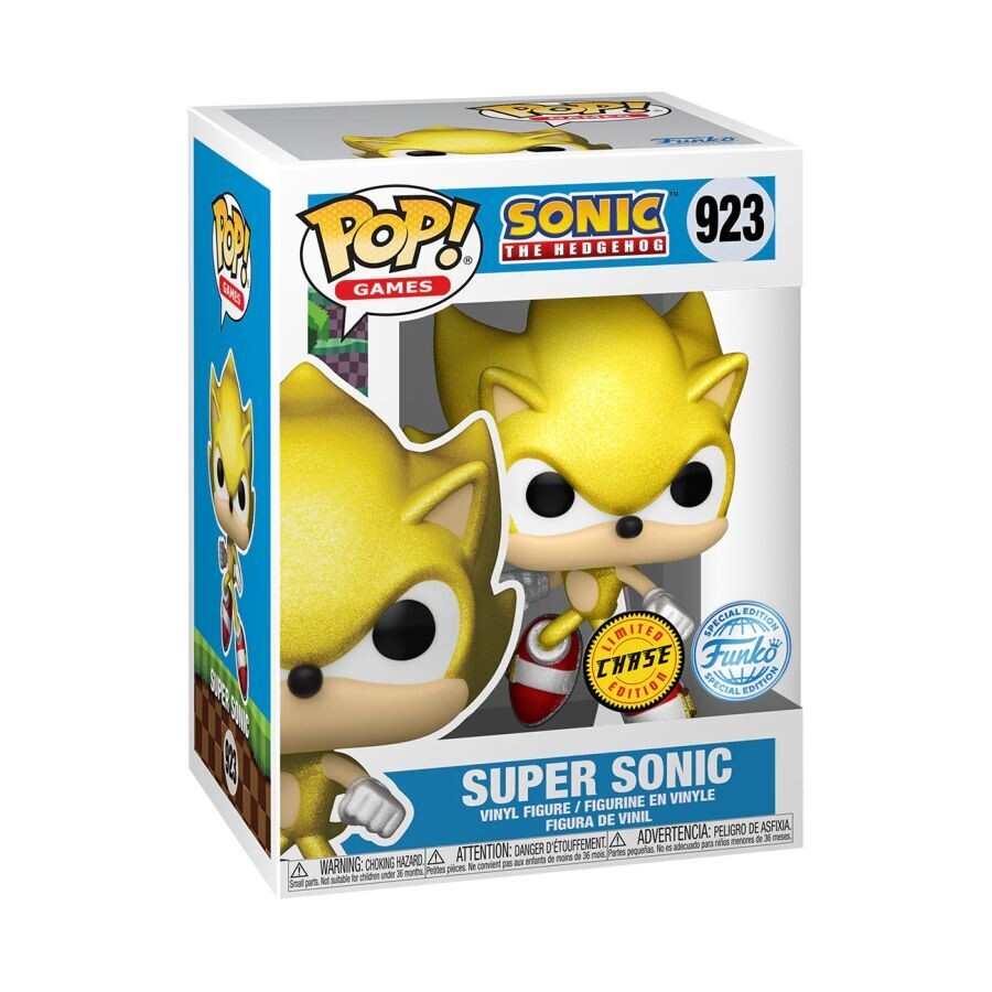 Sonic the Hedgehog - Super Sonic (Super State) chase Pop! Vinyl Figure Bundle (set of 6)