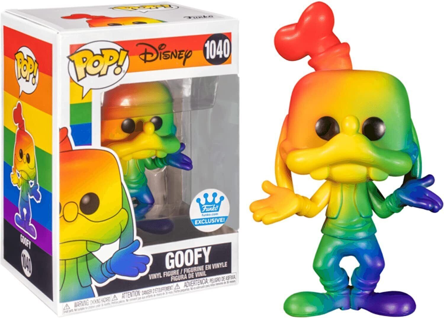 Disney- Goofy (Pride) Pop! Vinyl Figure (Funko Exclusive)
