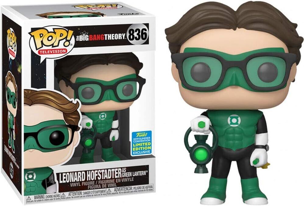 The Big Bang Theory - Leonard Hofstadter as Green Latern Pop! Vinyl Figure
