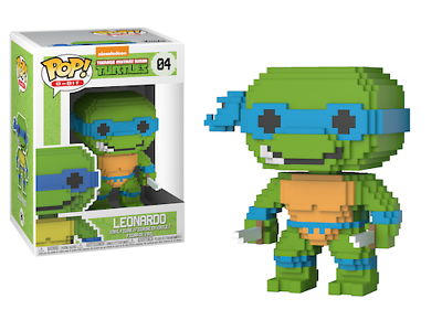 TMNT 8-Bit Teenage Mutant Ninja Turtles - Leonardo Pop! Vinyl Figure