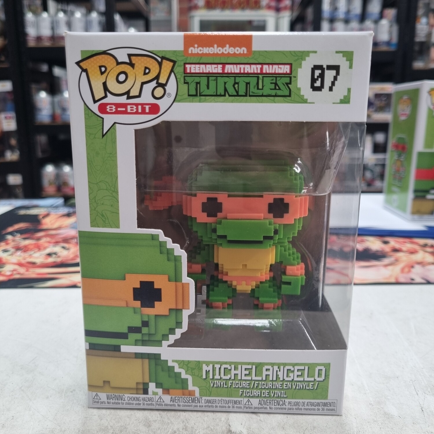TMNT 8-Bit Teenage Mutant Ninja Turtles - Michelangelo Pop! Vinyl Figure