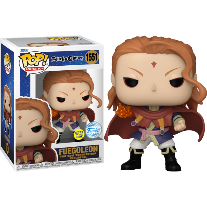 Black Clover - Fuegoleon Glow-in-the-Dark Pop! Vinyl Figure