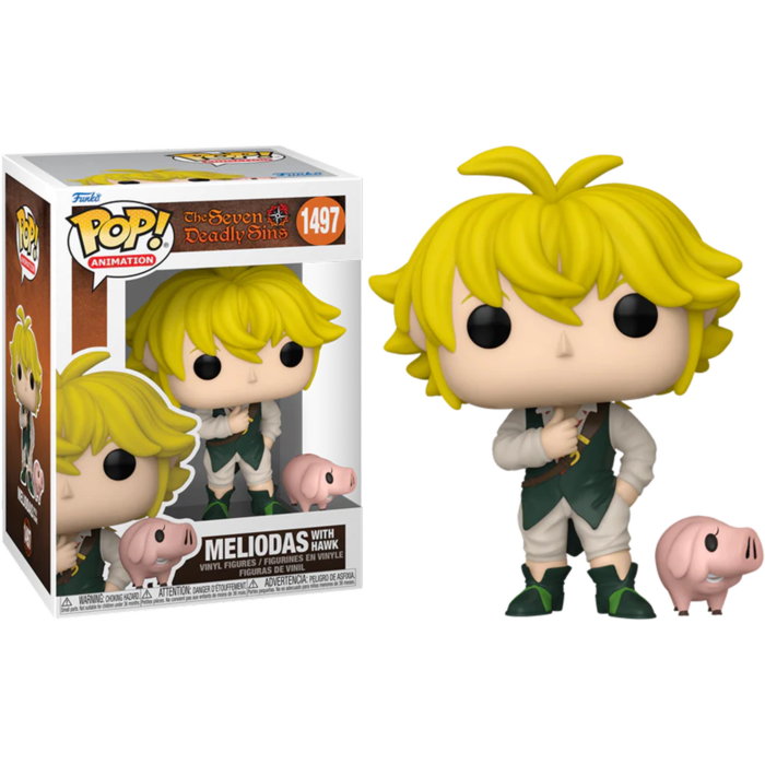 The Seven Deadly Sins - Meliodas with Hawk Pop! Vinyl Figure