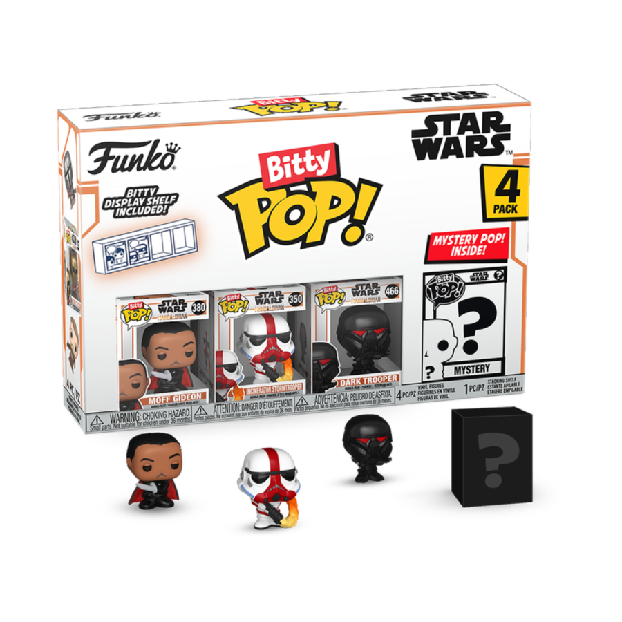 Star Wars: The Mandalorian - Moff Gideon Bitty Pop! 4-Pack Figure
