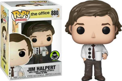 Funko Pop! TV: The Office - Jim Halpert and Pam Beesly - Set of 2 Figures in Bubble Pouch