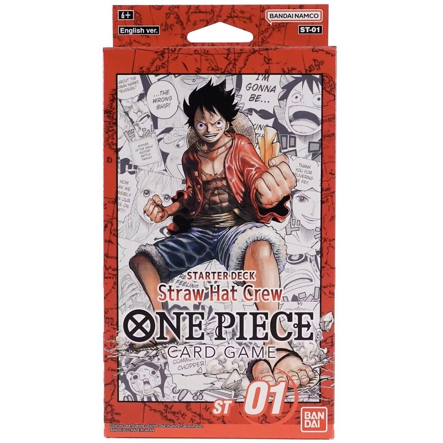 One Piece - Straw Hat Crew Card Game Starter Deck ST-01 (51 Cards) ( English)