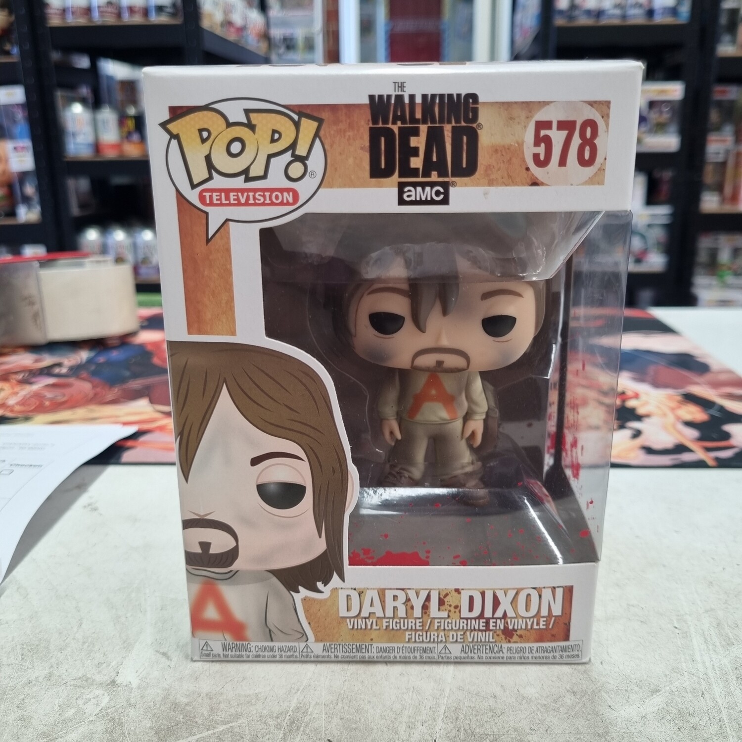 The Walking Dead- Daryl Dixon Pop! Vinyl Figure (Box Damaged)