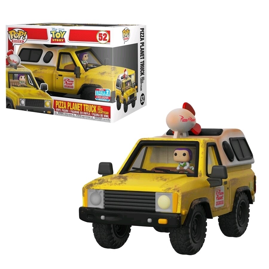 Toy Story- Pizza Planet Truck and Buzz Lightyear Pop! Rides Vinyl Figure