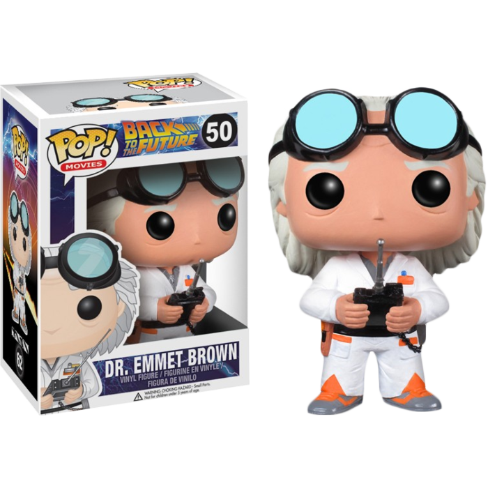 Back To The Future- Dr. Emmet Brown in Pop! Vinyl Figure (Box Minor Damaged)
