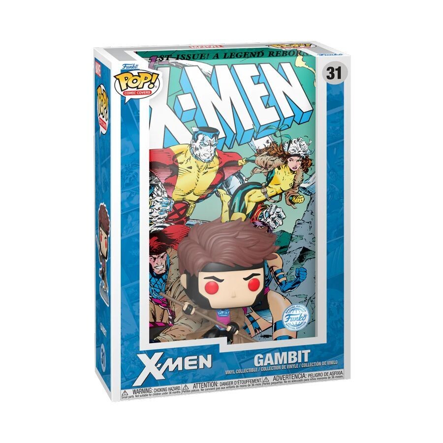 Marvel Comics - X-men #1 (Gambit) Pop! Comic Cover Vinyl Figure