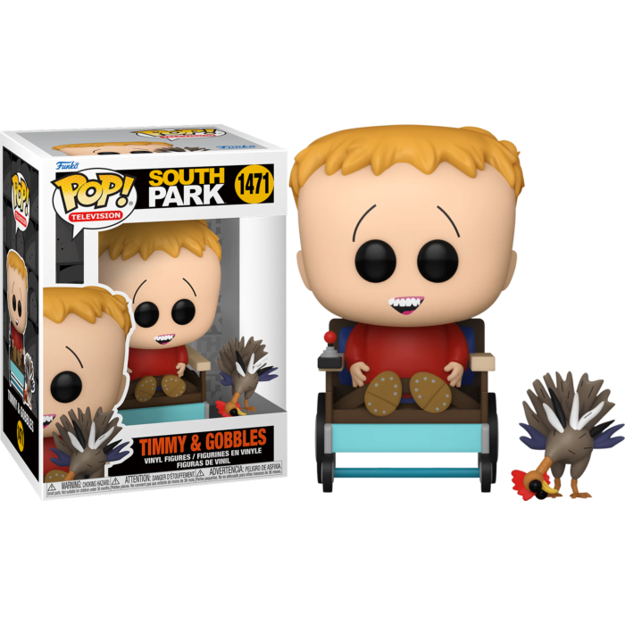 Funko Pop! & Buddy: South Park Timmy Burch & Gobbles - Figura In Vinile Da Collezione
