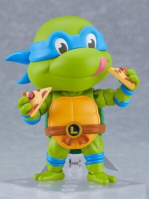 Teenage Mutant Ninja Turtles Nendoroid Leonardo Figure view 2 - Mighty Toys Australia