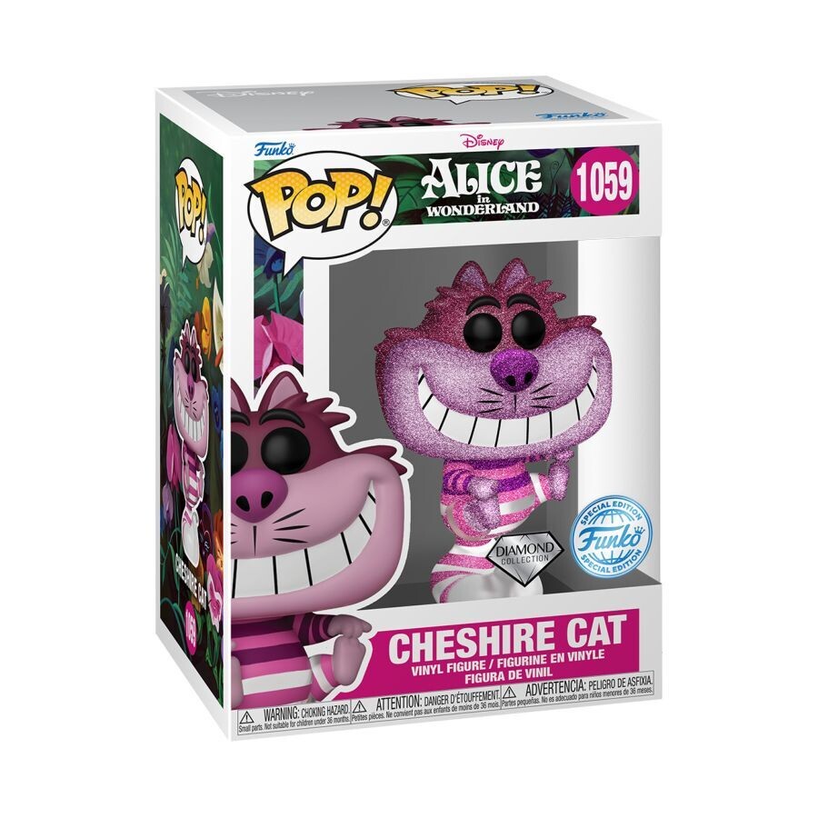 Alice in Wonderland - Cheshire Cat Diamond Glitter Pop! Vinyl Figure