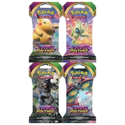 Pokemon - Sword &amp; Shield Vivid Voltage Blister Pack (10 Cards)