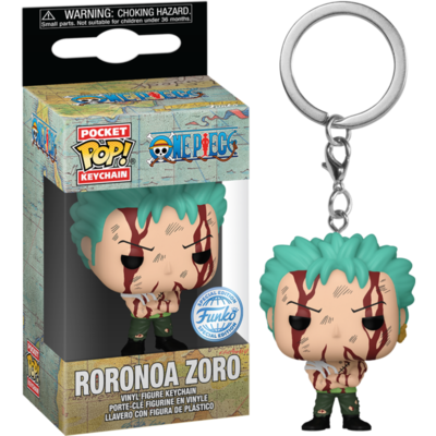 One Piece - Roronoa Zoro (Nothing Happened) Pocket Pop! Keychain Figure