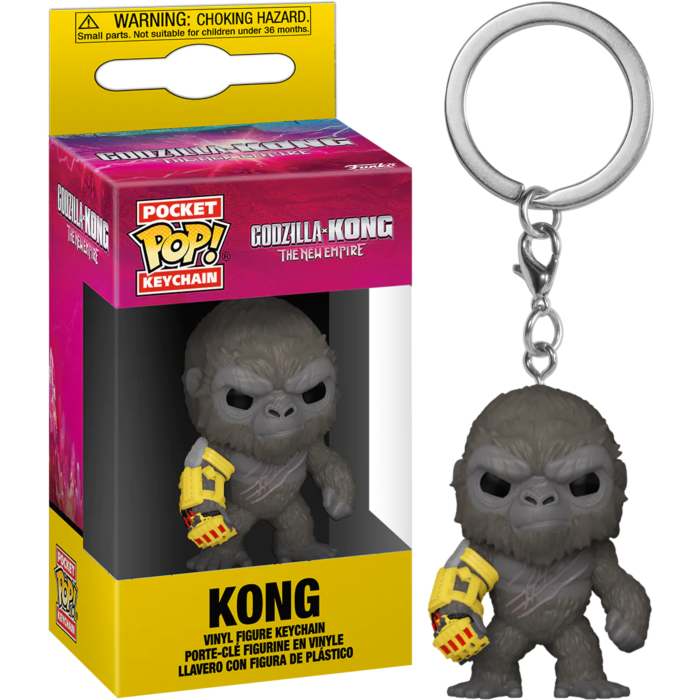 Godzilla vs. Kong 2: The New Empire - Kong with Mechanical Arm Pocket Pop! Keychain