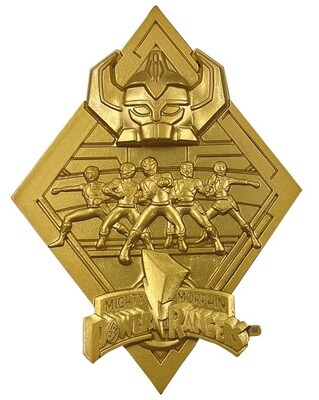 Power Rangers - 24K Gold Plated Medallion