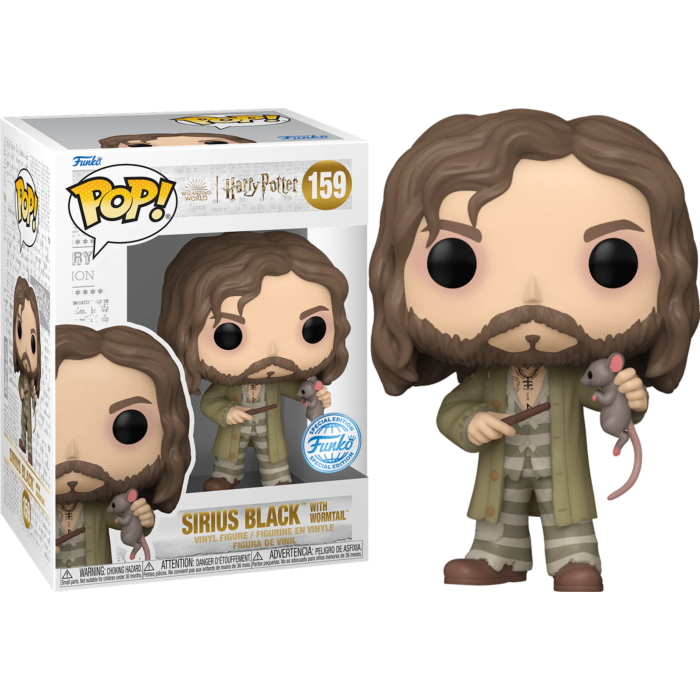 Harry Potter - Sirius Black with Wormtail Pop! Vinyl Figure