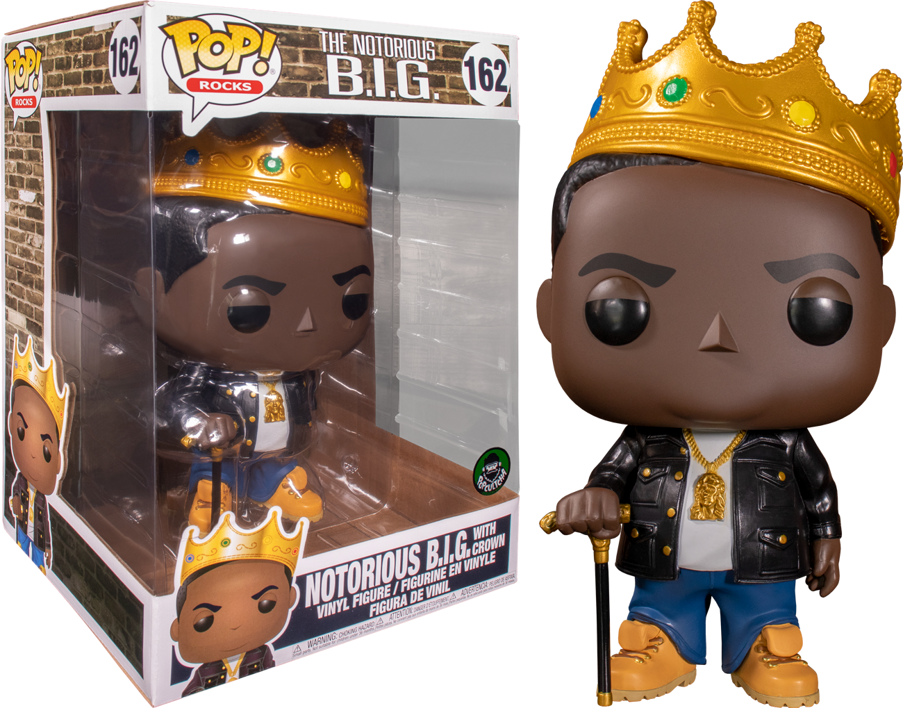 Notorious BIG with Crown 10&quot; Pop! Vinyl Figure